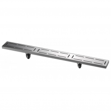 Душевой трап MAGdrain JC 800 Q50-B хром матовый 80*800 мм